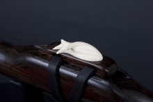 African Blackwood  Native American Flute, Minor, Mid F#-4, #E24E